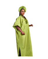Zaria Silk Kaftan Dress